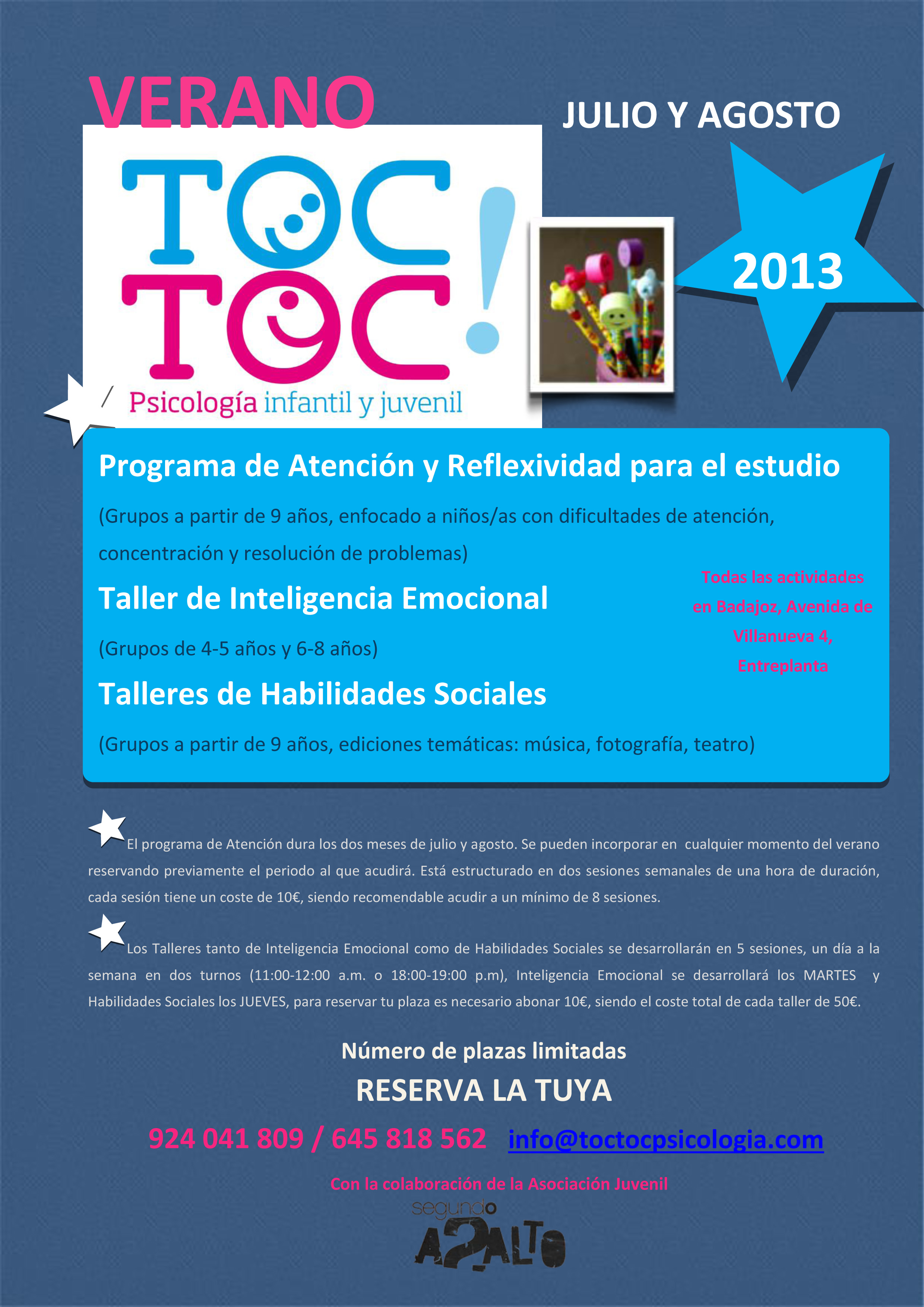 Programa de Actividades Verano 2013
